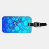 Étiquette À Bagage 3 tortues bleues de Honu (Devant horizontal)