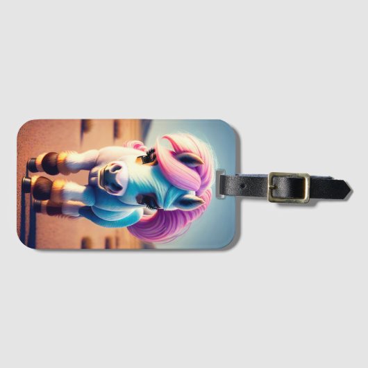 Étiquette À Bagage 3D Spirit Pony 4 (Devant Horizontal)