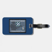 Étiquette À Bagage 3e division d'infanterie (Dos horizontal)