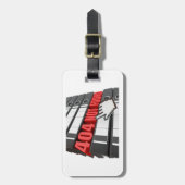 Étiquette À Bagage 404 Message d'erreur de site Web introuvable (Devant Vertical)