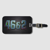 Étiquette À Bagage 46 & 2 - Tribute de l'outil de maillage métallique (Devant Horizontal)