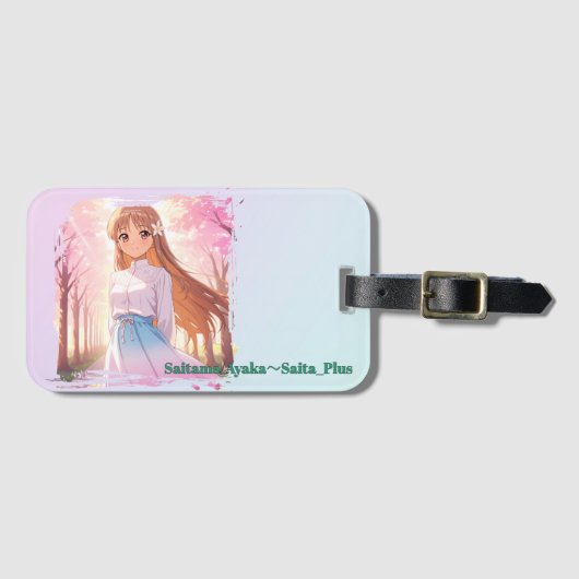 Étiquette À Bagage 47_Plus 埼玉 彩花 - Saitama Ayaka (Devant Horizontal)