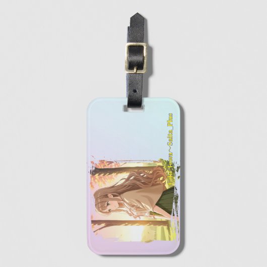 Étiquette À Bagage 47_Plus 岐阜 灯羽 - Gifu Towa (Devant Vertical)