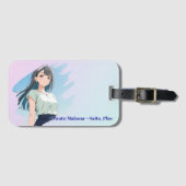 Étiquette À Bagage 47_Plus 岩手 誠奈 - Iwate Makona (Devant Horizontal)