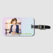 Étiquette À Bagage 47_Plus 愛知 奏音 - Aichi Kanon (Devant Horizontal)