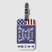 Étiquette À Bagage 47 Trump Vance 2024 (Devant Vertical)