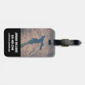 Étiquette À Bagage 4 Juillet 2019 - Lac Isabella En Californie. (Dos horizontal)