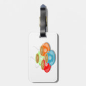 Étiquette À Bagage 4 tasses de bagages de café Étiquettes (Dos Vertical)