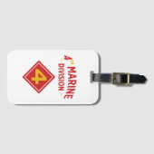 Étiquette À Bagage 4e division maritime des États-Unis (Devant Horizontal)