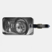 Étiquette À Bagage 55 Niveaux de gris Chevy Headlight (Dos horizontal)