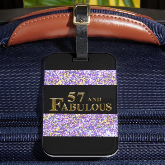 Étiquette À Bagage 57e anniversaire  (Insitu Rectoal 2)