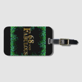 Étiquette À Bagage 68e anniversaire  (Devant Horizontal)