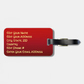 Étiquette À Bagage 6 casse-noix de Noël (Dos horizontal)