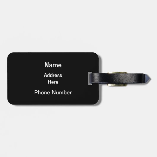 Étiquette À Bagage 700 Bowling Series - Rouge (Dos horizontal)