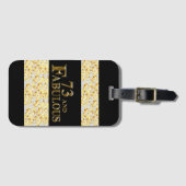 Étiquette À Bagage 73e anniversaire  (Devant Horizontal)