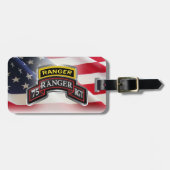 Étiquette À Bagage 75e régiment de Rangers (Devant horizontal)