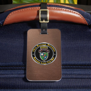 Étiquette À Bagage 75e régiment de Rangers 
