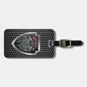 Étiquette À Bagage 75e régiment de Rangers : "Les Rangers mènent le c (Devant horizontal)