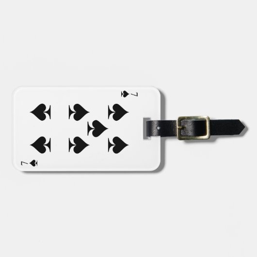 Étiquette À Bagage 7 de pelles (Devant horizontal)