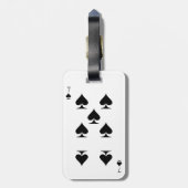 Étiquette À Bagage 7 de pelles (Dos Vertical)