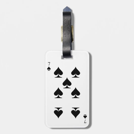 Étiquette À Bagage 7 de pelles (Dos Vertical)