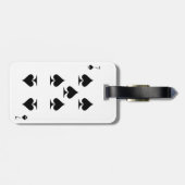 Étiquette À Bagage 7 de pelles (Dos horizontal)