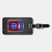 Étiquette À Bagage 82e division aéroportée  (Devant horizontal)