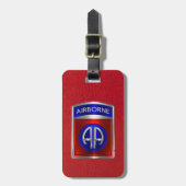 Étiquette À Bagage 82e division aéroportée   (Devant Vertical)