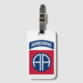 Étiquette À Bagage 82e division aéroportée Insignia (Devant Vertical)