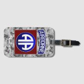 Étiquette À Bagage 82e division aéroportée Tous personnalisables amér (Devant Horizontal)