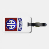 Étiquette À Bagage 82e division aéroportée Toutes les armes de combat (Dos horizontal)