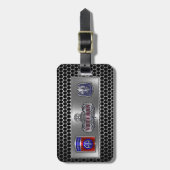 Étiquette À Bagage 82e division aéroportée Vétéran (Devant Vertical)