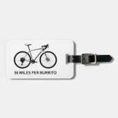 Étiquette À Bagage 86 Miles Par Burrito (Devant horizontal)