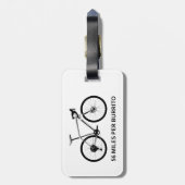 Étiquette À Bagage 86 Miles Par Burrito (Dos Vertical)