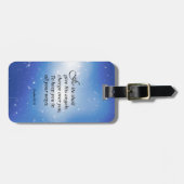 Étiquette À Bagage 91:11 de psaume (Devant horizontal)