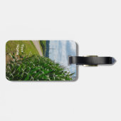 Étiquette À Bagage À côté d'un champ de maïs (Dos horizontal)