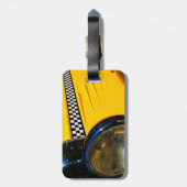 Étiquette À Bagage à damiers passé (Dos Vertical)