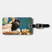 Étiquette À Bagage À la piscine (Devant horizontal)