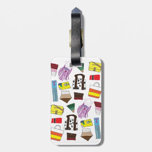 Étiquette À Bagage A.W. Bagographie (Dos Vertical)