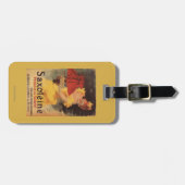 Étiquette À Bagage Abat-jour de rouge d'huile de lampe de Saxoleine (Devant horizontal)