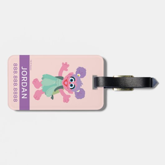 Étiquette À Bagage Abby Cadabby Woodland | Ajouter vos informations (Dos horizontal)