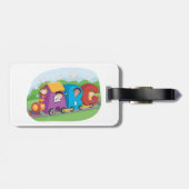 Étiquette À Bagage ABC Alphabet Train avec enfants amusant éducatif (Dos horizontal)