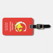 Étiquette À Bagage ABC du Dr Seuss : Lettre C - Blanc| Ajouter votre (Devant horizontal)