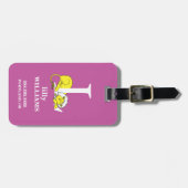 Étiquette À Bagage ABC du Dr Seuss : Lettre L - Blanc | Ajouter Votre (Devant horizontal)