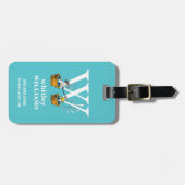 Étiquette À Bagage ABC du Dr Seuss : Lettre W - Blanc | Ajouter Votre (Devant horizontal)