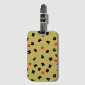 Étiquette À Bagage ABC Lettre XYZ pomme enfant étudiant Retour 2 écol (Devant Vertical)