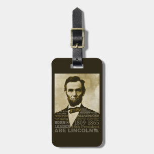 Étiquette À Bagage Abe Lincoln