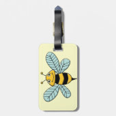 Étiquette À Bagage Abeille (Dos Vertical)