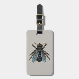 Étiquette À Bagage Abeille vintage