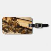 Étiquette À Bagage Abeilles de miel (Devant horizontal)